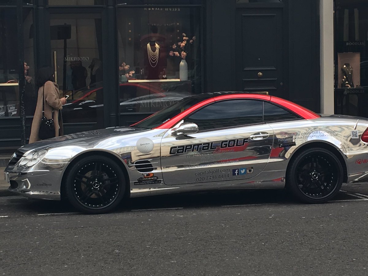 917legend's tweet photo. Cool promo Merc in Bond Street London #Chromeit https://t.co/Bc8eTVqUrm