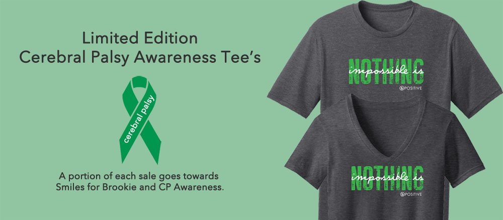 Don't forget to support our April Positive Project by buying an "Impossible is Nothing" tee! bit.ly/1VrmLYC