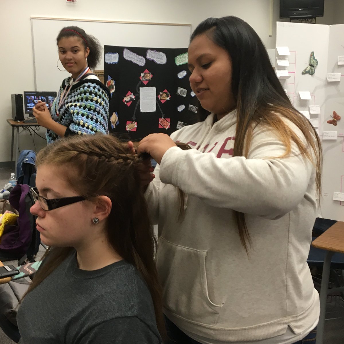 CCSDMagnet's tweet photo. @basic_academy students presenting their IB personal projects! #CCSDIB https://t.co/XJmIyort4I