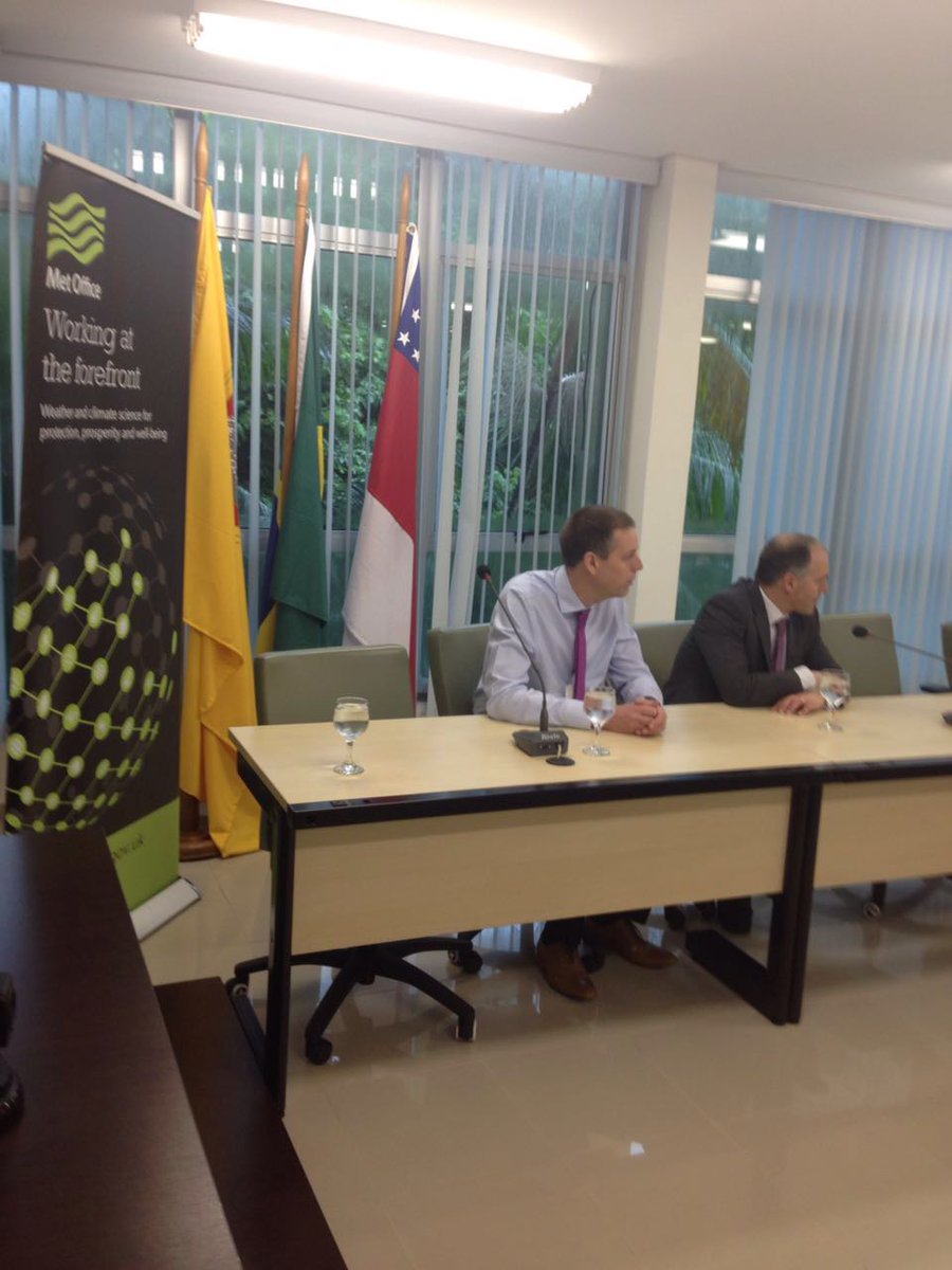 ukinbrazil's tweet image. 📷 Conselheiro-chefe Científico do Governo Britânico lança programa de pesquisa de condições climáticas #CSSPBrazil.