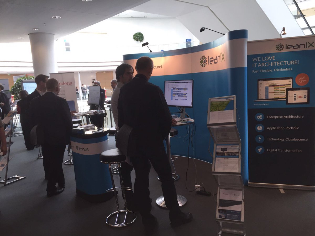SAPLeanIX's tweet photo. Our team has been busy today at @MIDGmbH's #midinsight talking about #entarch. Hope you took the chance to stop by! https://t.co/NETB0GskZm