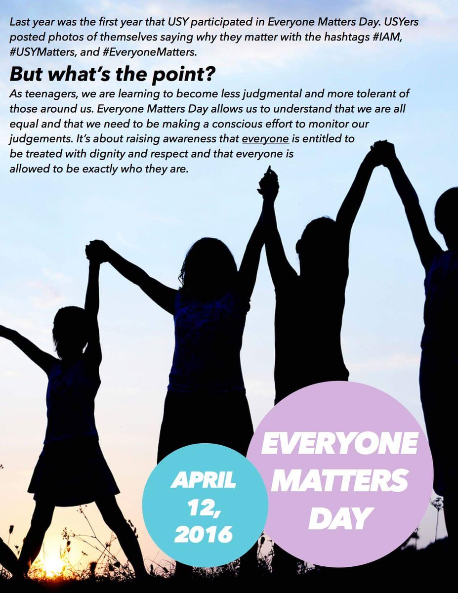 hagalilusy's tweet photo. Hagalil, post a picture and explain why you matter. Use #IAM, #USYMatters, #EveryoneMatters and #AlwaysHagalil https://t.co/z9Z86fsl7a