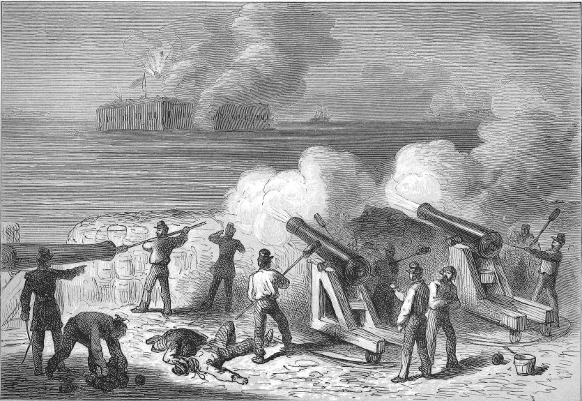 encyclopediacom's tweet photo. On this day in 1861-Confederates fire upon Ft. Sumter-U.S. Civil War https://t.co/G4BmuV9o8o https://t.co/VJ8RbsXUYc https://t.co/Sutezd2sSJ