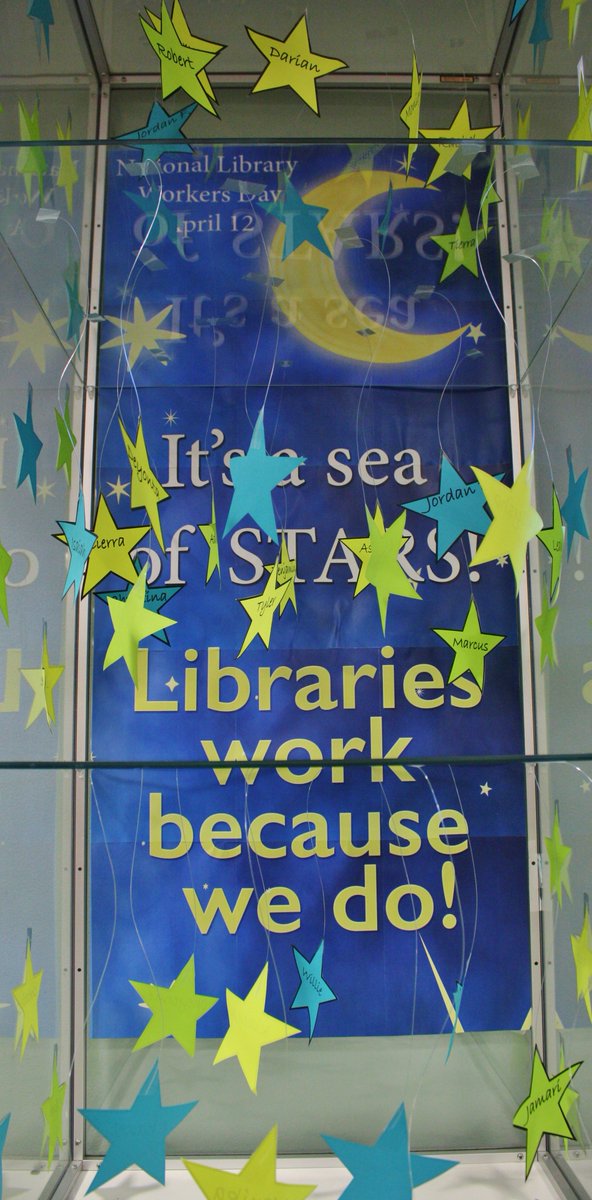 CCULibraries's tweet image. Today is National Library Workers Day! #librariesworkbecausewedo #CCU
