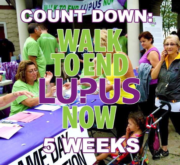 CtLupus's tweet photo. 5 weeks left until the West Hartford "Walk to End Lupus Now" May 15th https://t.co/acGayu0U1E