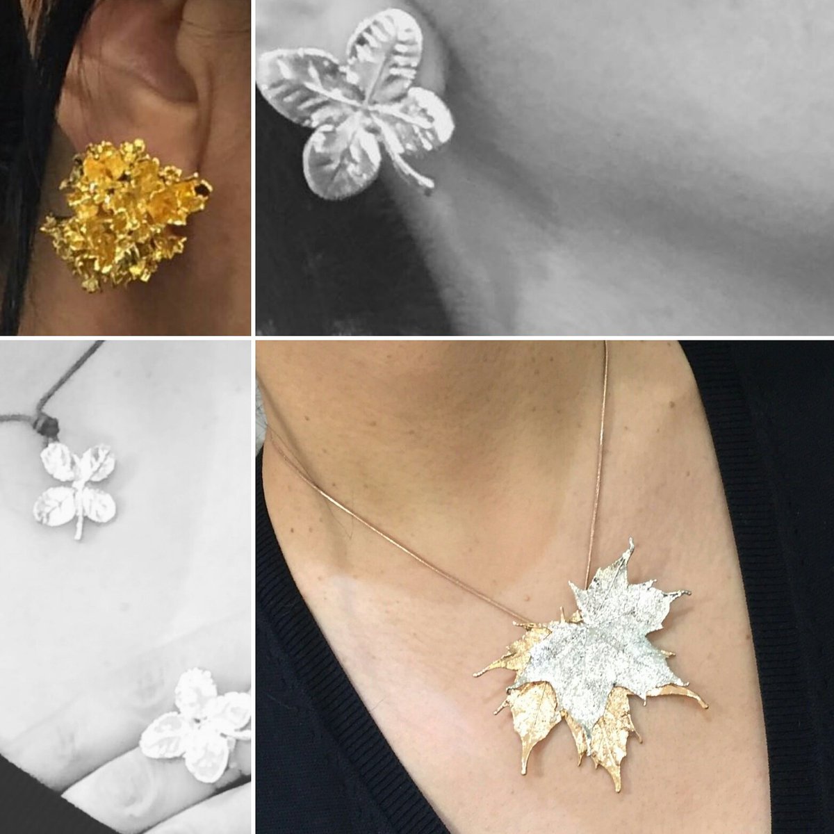 GioielleriaFabb's tweet photo. L'eleganza della natura, la bellezza del #MadeInItaly by @esterbijoux #foglie  #Gold #Livigno #DutyFreeShopping https://t.co/a7SlncpNrJ