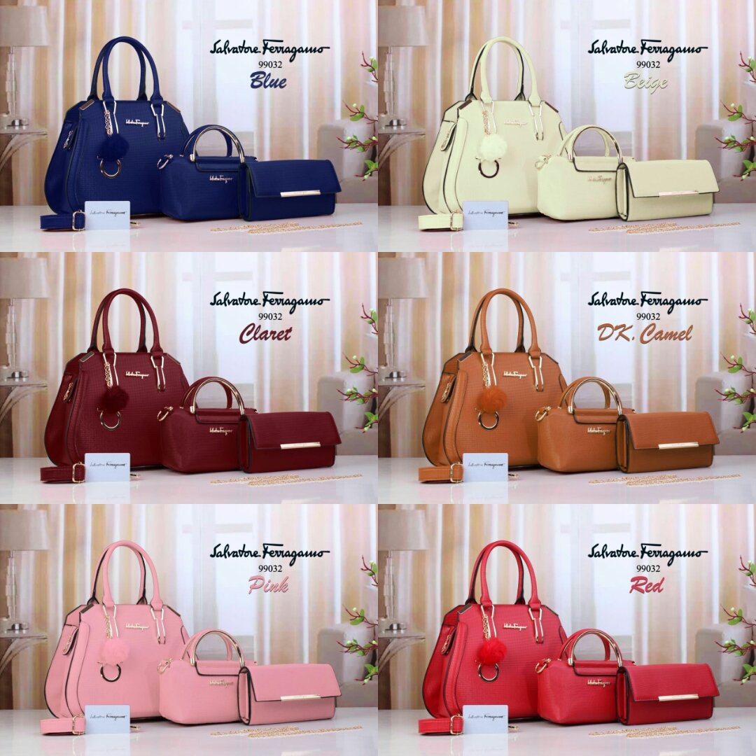 SuplierT's tweet photo. SALFATORE FERRAGAMO ISABELLA 99032  Size 28x14,5x25 
Bahan : Kulit taiga Harga : 290.000 Set 3 in one
- Ongkir 2 kg https://t.co/BqwLofAxgD