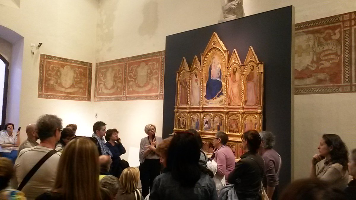 comunepo's tweet photo. In corso apertura straordinaria per secondo compleanno del Museo di @palazzopretorio. Alle 18 brindisi in terrazza https://t.co/wPju5bvdJW