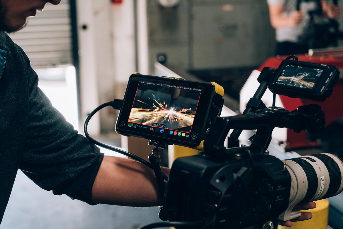 #FlameSeries records direct from the sensor in pristine 4K UHD (up to 30p) or record high frame rate HD (up to 120p)