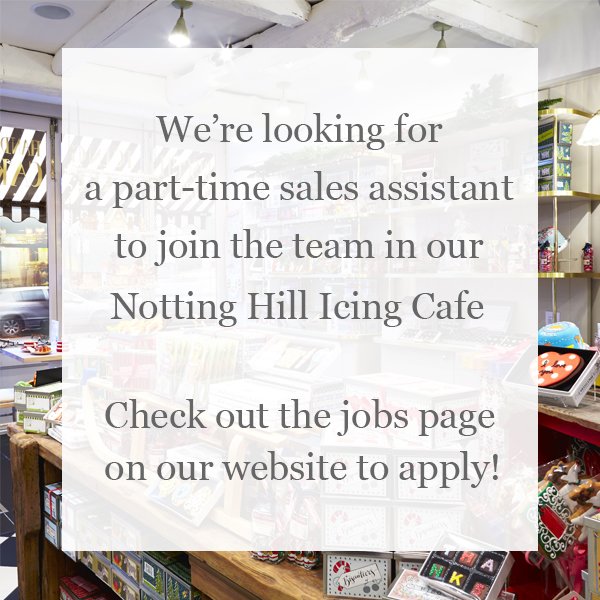 BiscuiteersLtd's tweet photo. Are you a biscuiteer in the making? Join the team in our #NottingHill Icing cafe! https://t.co/lABl1o1Brt https://t.co/SJTZ5gkTso