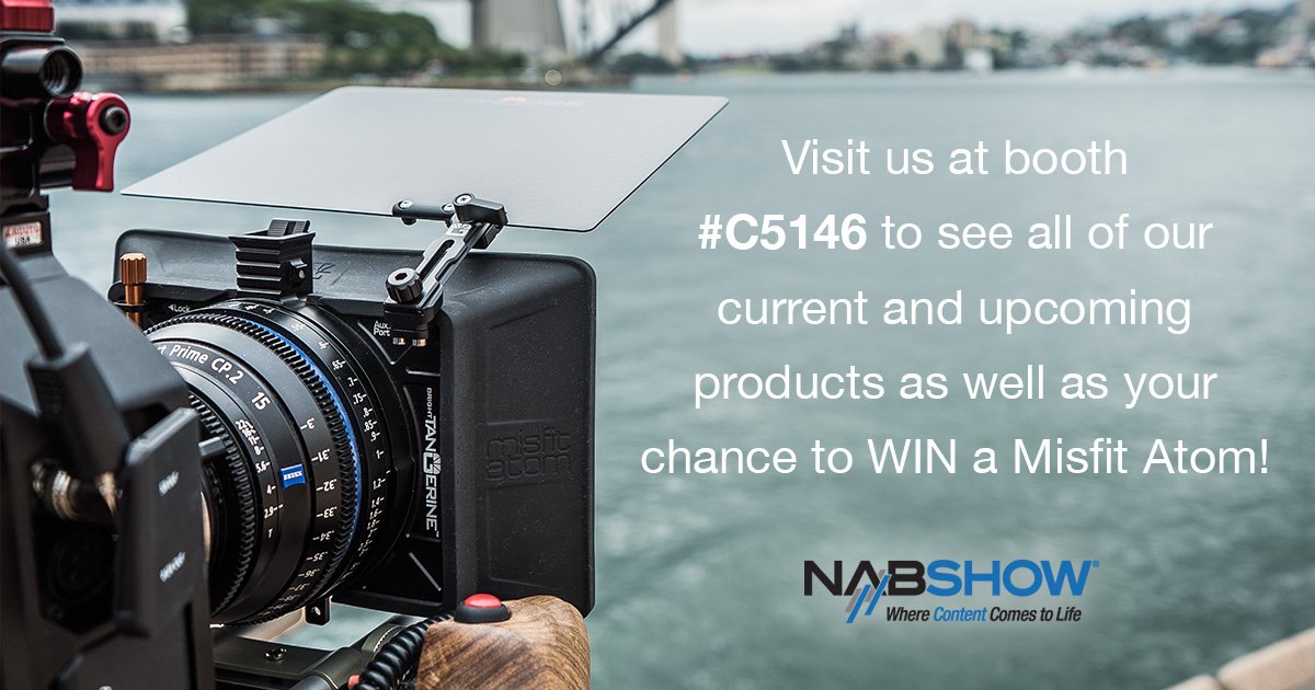 GeckoCamGmbH's tweet photo. „Want to win a Misfit Atom? Come see @brighttangerine at next weeks NAB“ https://t.co/AKCo7QM9uV