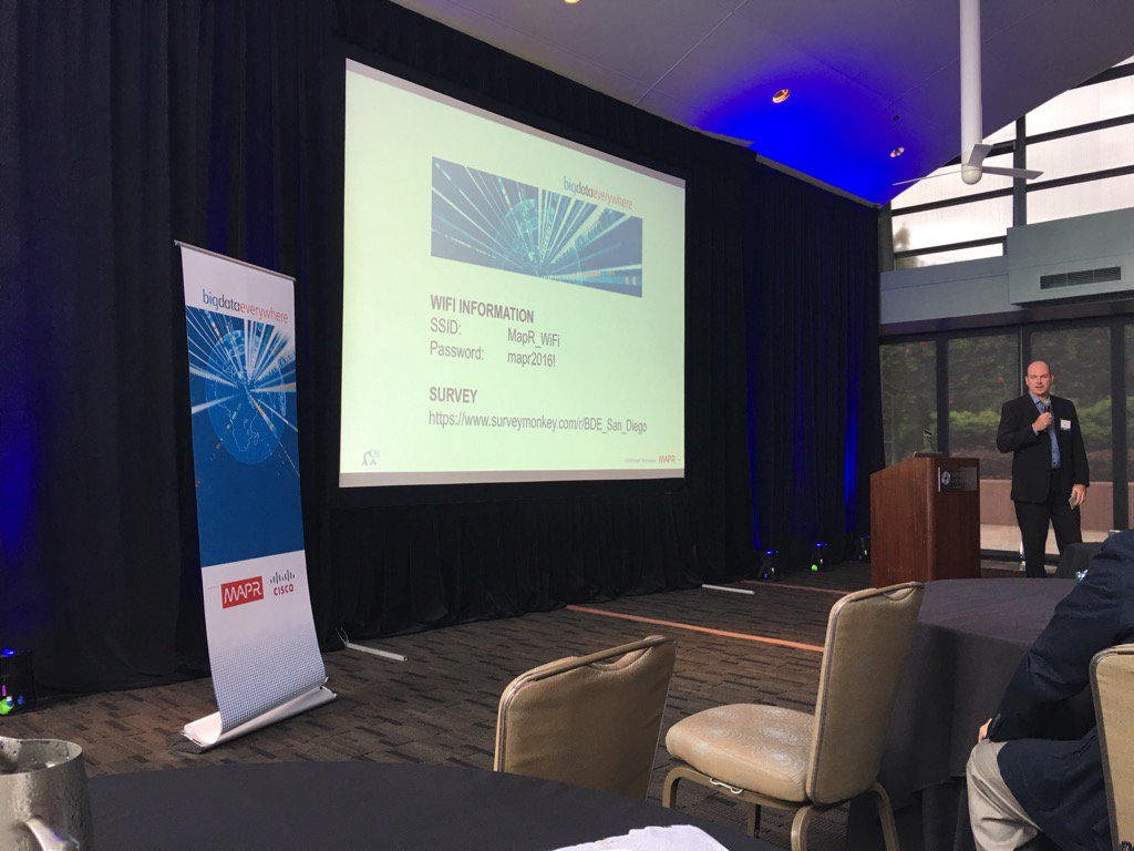 RaymondxFu's tweet image. #BigDataEverywhere conference is about to begin in San Diego. #BigData opened by @MapR