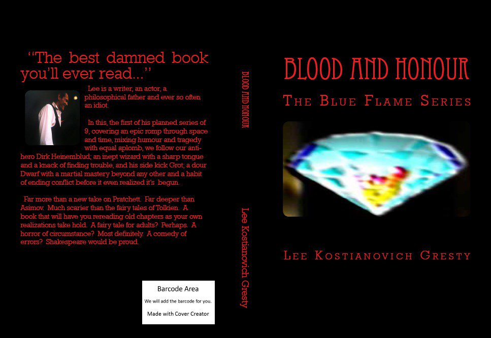 Blueflamebooks's tweet photo. @Blueflamebooks take a trip through time and space. Read #BloodandHonour and have a fantasy ride of a life time https://t.co/zmNQTGts11