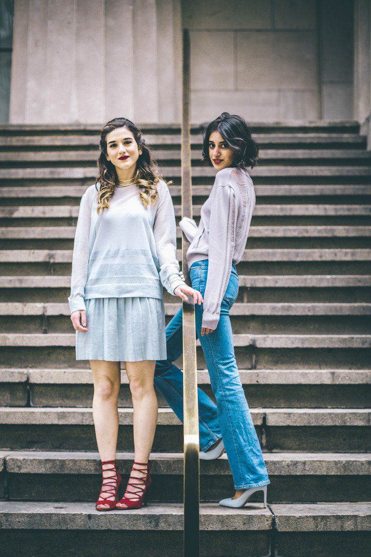 RomyAndRay's tweet image. Thanks to @louboutinsandlove for her gorgeous total look pastel blue ! #romyandray #parisiandbrand #ss16collection