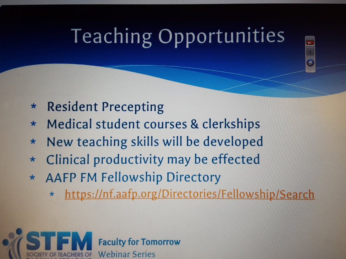 #clinicalteaching @STFM_FM opportunities: 'leapfrogging' at work @SAAFP1 @SUFamMed @WoncaAfrica @WoncaPolaris #MedEd