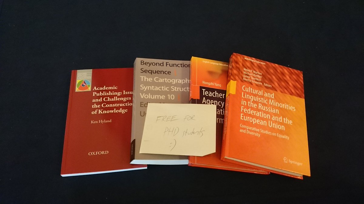 mary_adwies's tweet photo. Random act of kindness at #AAAL2016.
@AAALGrad they are near the registration desk.
#freebooks https://t.co/Bd5e0UFURJ