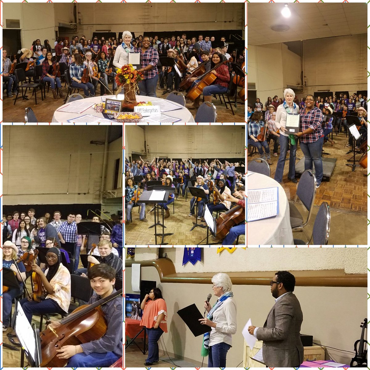 MidlandHSOrch's tweet photo. MHS B&amp;BJ 2016 Concert! Recieving a Proclamation! @MidlandHigh https://t.co/V2kOhBkp8P