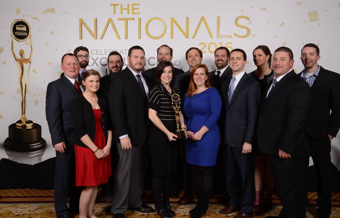HuberWood's tweet photo. #TBT to #IBS2016 when we were awarded Best Energy Efficient Product for ZIP System. https://t.co/ZZi3H9yKXB