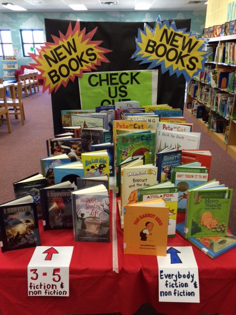 KittrellLibrary's tweet photo. Lots of new books for all grade levels! @KittrellLibrary @KittrellSchool https://t.co/S4YLil49oG