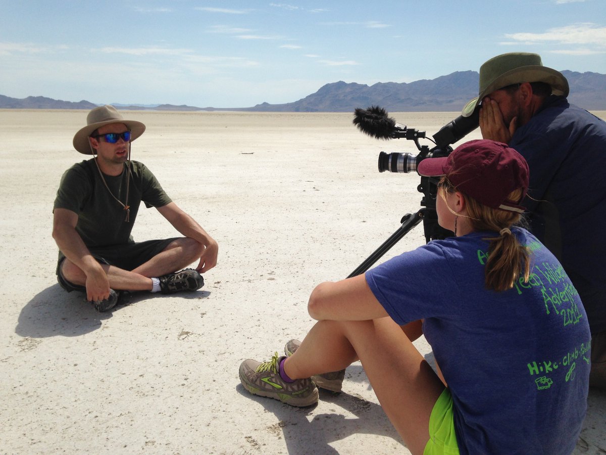 BLMUtah's tweet photo. #InternProfile: Mike starred in the Hastings Cutoff Adv film, designs campgrounds & creates new rec maps #YouthMonth https://t.co/WnlsUMUnx8