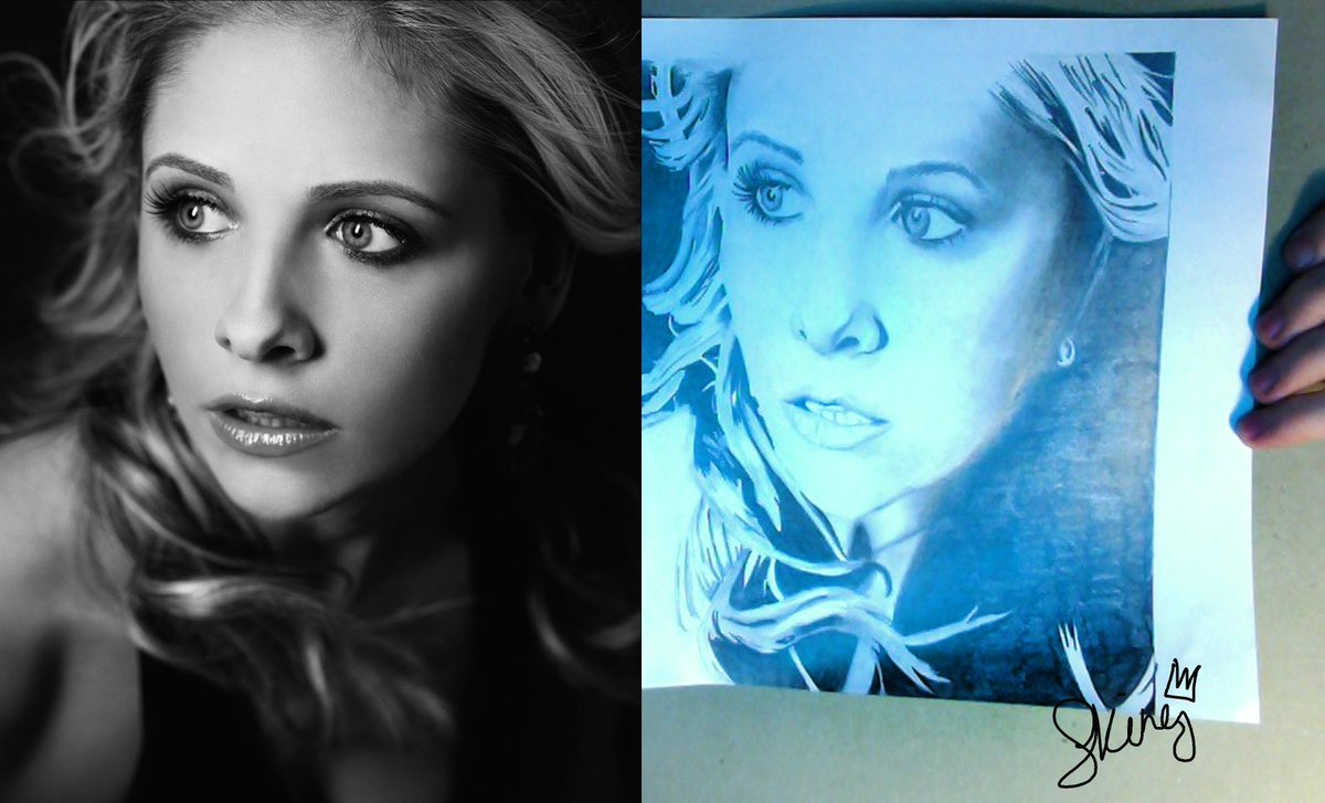 SkullKingLabel's tweet photo. Pencil Portrait of @SarahMGellar https://t.co/FB83zU6sqP