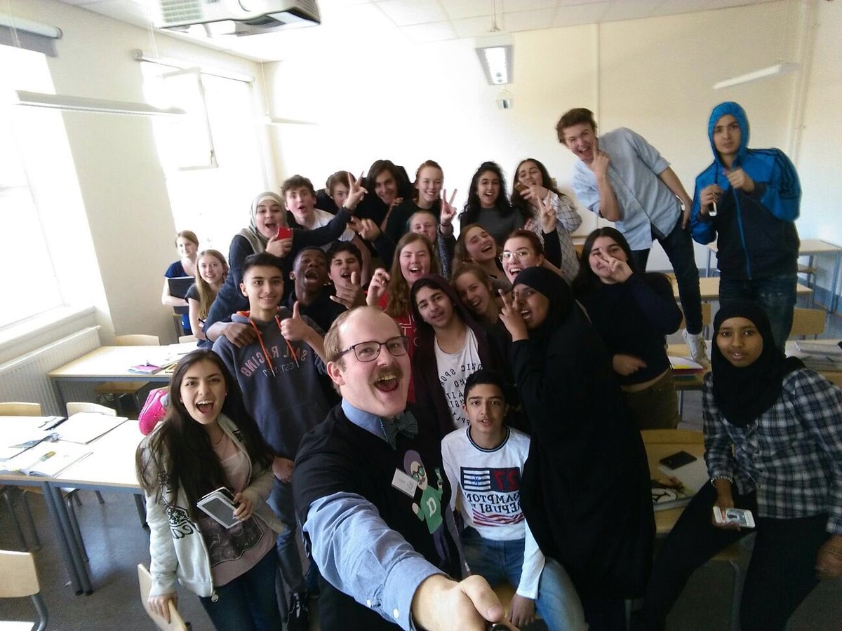 #SelfieTime med Peder från Albert på en högstadieskola i #Göteborg #StartUp