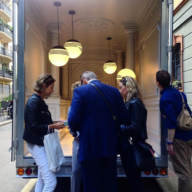 DesignExchange's tweet photo. Day 2 of #milandesignweek - rabbit chairs, a 6 tonne marble couch & more...follow along on Instagram with #DXMilan https://t.co/IShpBSTP0n