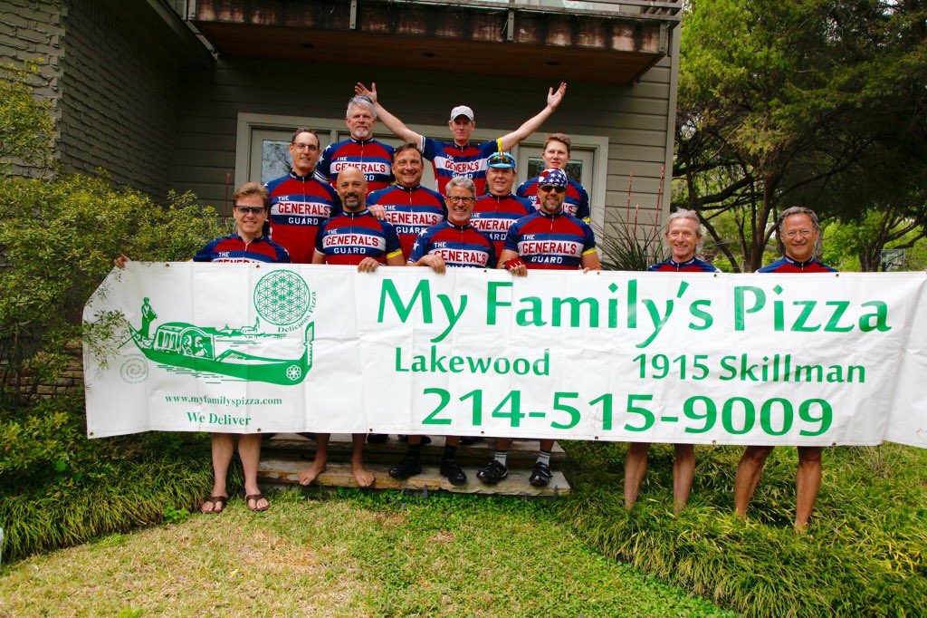 Thank you <a href="/MFPLakewood/">My Famliy's pizza</a> for sponsoring our 24 hr ride for children with cancer!!! #goodpizza #cancersurvivor