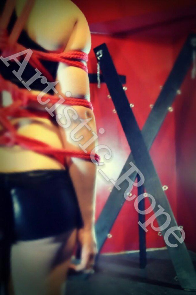 #shibari#bondage#BDSM#sexdungeon#slave#submissive#masochist#sadist#tiedup#ropeslut#standrewscross#submission#bound