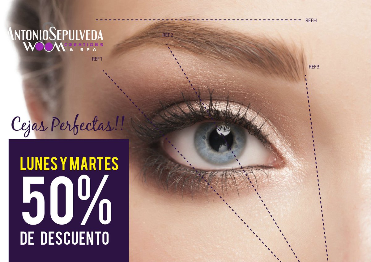 Todos los lunes y martes tus cejas perfectas con depilación con hilo. Tu rostro siempre perfecto #Woom #Quito