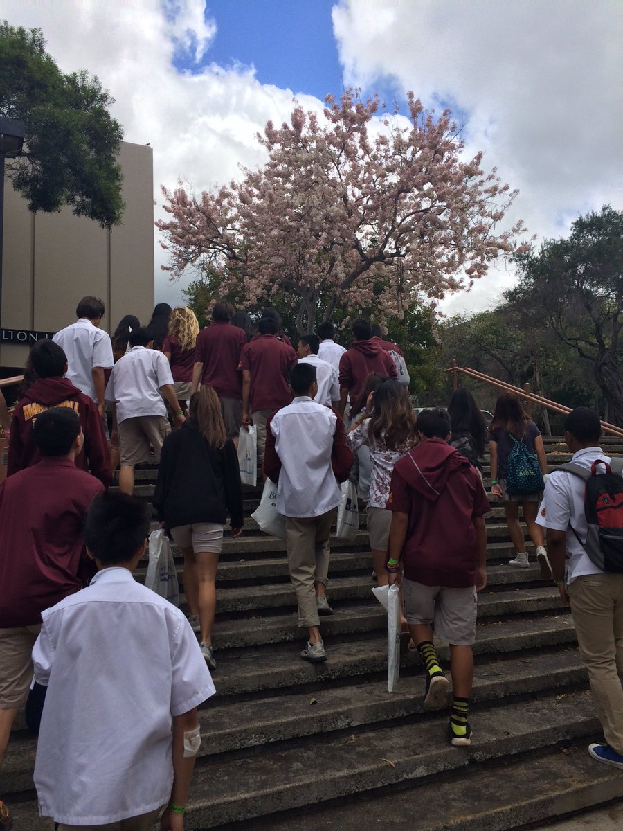 ms_shimshock's tweet photo. Juniors getting college ready at the college fair and a campus tour at UH Manoa. #ThisIsMaryknoll https://t.co/MTxwDCXEMX