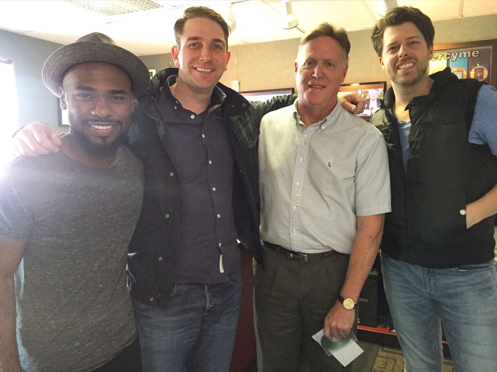 DaystarWorship's tweet photo. Big thanks to Kurt Myers @ #WBFJ Radio for inviting us to talk about the #ChangedForeverEP 2day! Fun times! https://t.co/LxpEJw6R16