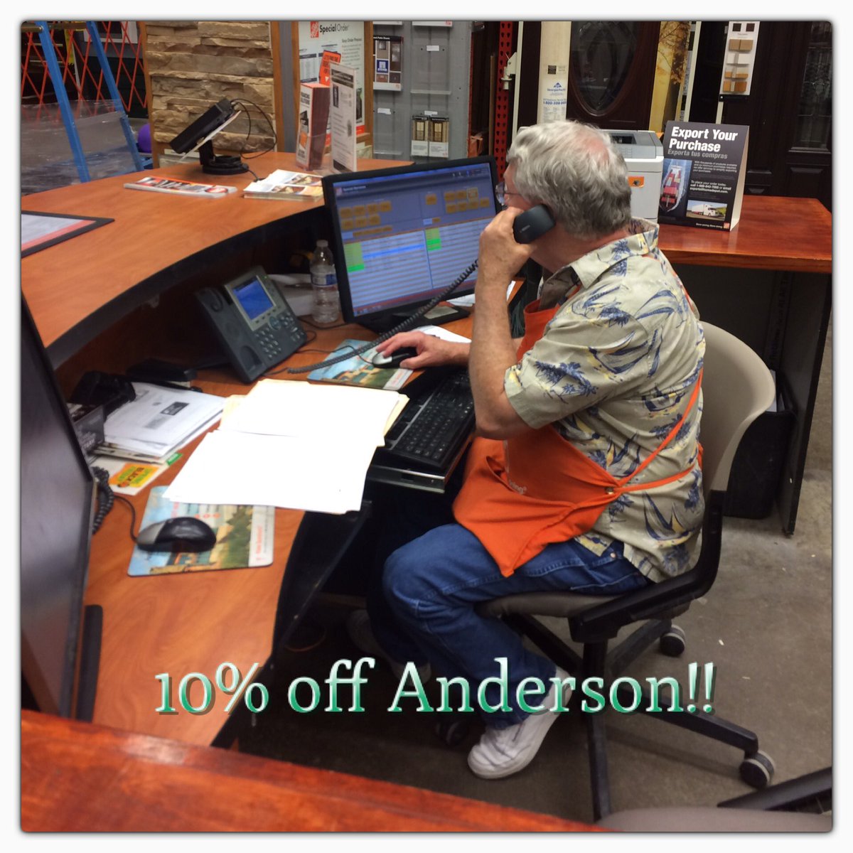 Top specialist Tom calling to close quotes w/ Anderson promo!! @lbarelas <a href="/MarcusRoyal2/">Marcus Royal</a> @BookerTrina @CDawson601
