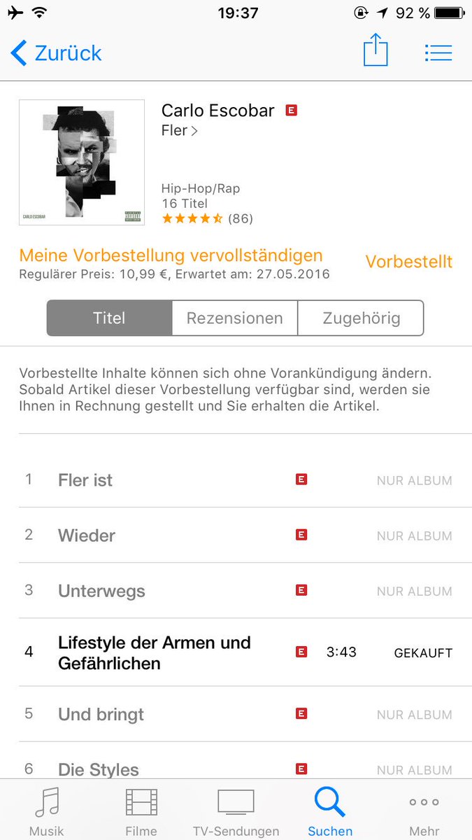 DeepHouseDrop's tweet photo. Freu mich schon auf die nächsten Tracks und natürliche das gesamte Album! #CarloEscobar #maskulin @FLER https://t.co/neSp1fp9kJ