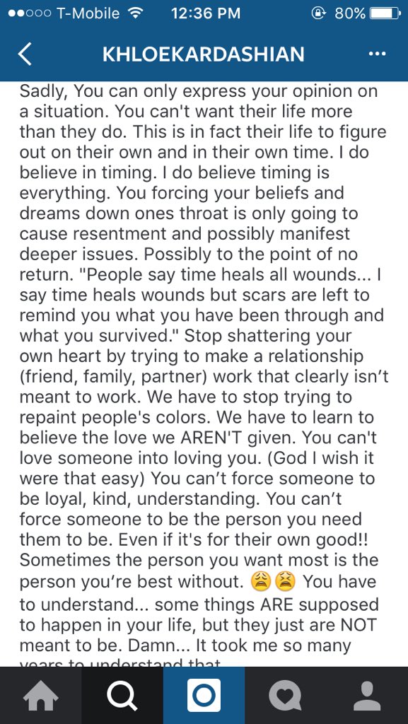 taytay_twin's tweet photo. If you haven't already, you need to read this post from @khloekardashian. Everyone could learn something from it 🙌🏼 https://t.co/3BbT95lmxu