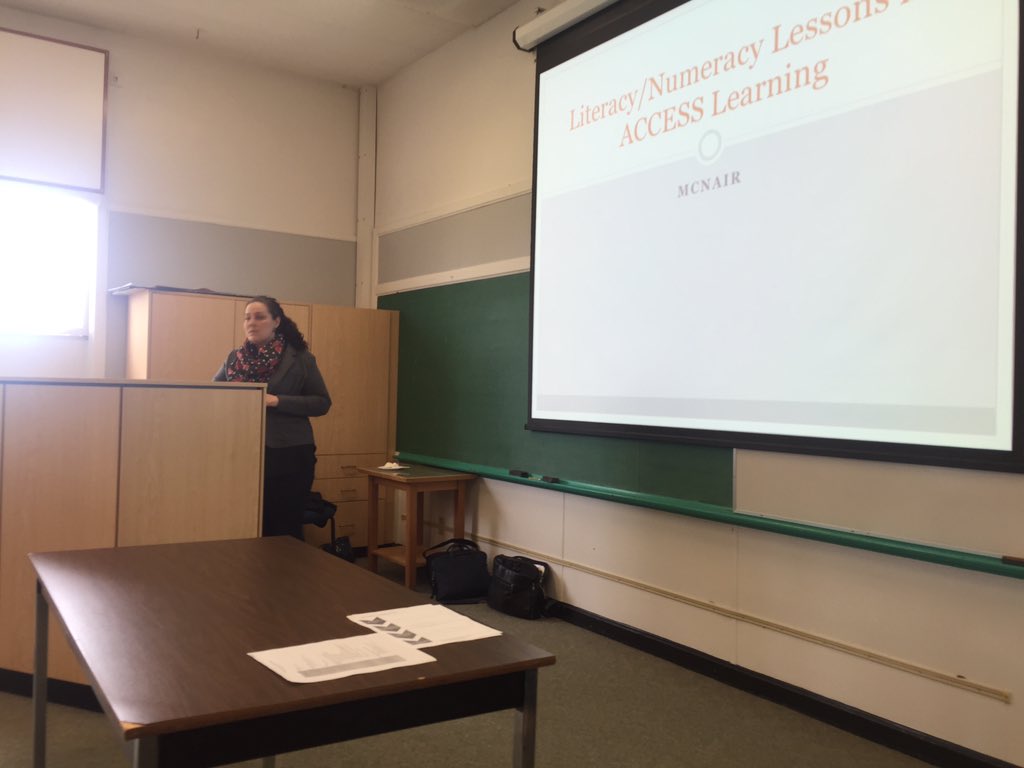 tweetsomemoore's tweet image. @Artofinclusion presenting about her #inclusion program for her secondary students #ACCESSlearning @RichmondSD38