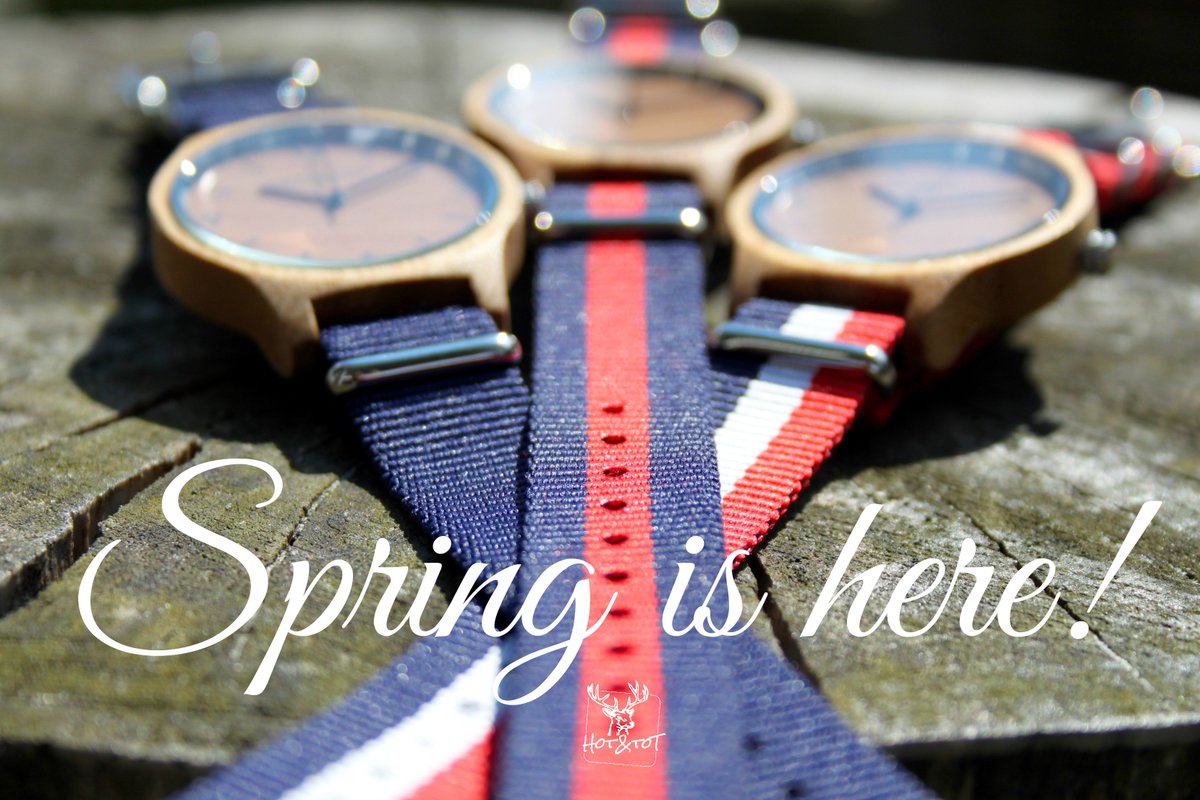 HottotNL's tweet photo. Hot&amp;Tot Spring Collectie 2016 is nu verkrijgbaar op https://t.co/hC3otgS9bO. Stoere bamboe horloges met NATO-straps! https://t.co/6IxBY42hnu