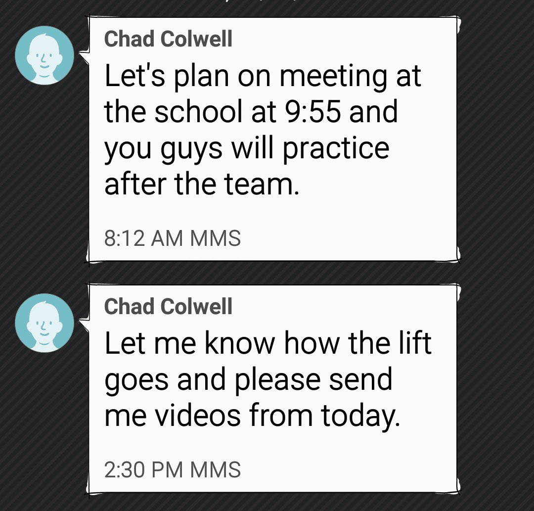 Chance_Tanner's tweet photo. Response time when coach wants something versus when we think hes getting us something ๐ #highperformancewest https://t.co/CGH6L1pHfa
