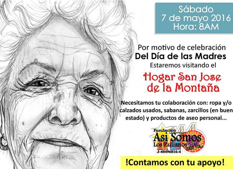 FundAsiSomos's tweet photo. Este sábado 7 de mayo, colabora con los abuelos del San José de la Montaña @josejsira @EnioTrujilloE @ArgenisCarruyo https://t.co/Z9xU2Nzo0o