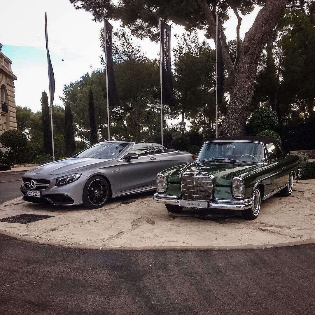 gulfcars's tweet photo. When old meets new. #France #SCabriolet #Mercedes #AMG https://t.co/p1Nj8IQHh6 https://t.co/zZIItaguDt