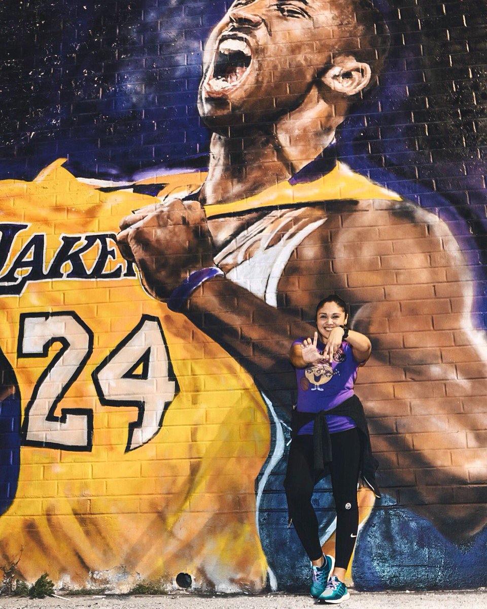 dianakmir's tweet photo. KOBEEEEE🏀🐍💜💛 @_BlacklistLA #RunForKobe https://t.co/EYQQtEoG4u