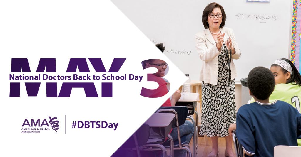 AmerMedicalAssn's tweet photo. Inspire a new generation of physicians May 3rd. https://t.co/jrCJx4IJ6q #DBTSDay #MinorityHealthMonth https://t.co/Ge6QCOfF1Z