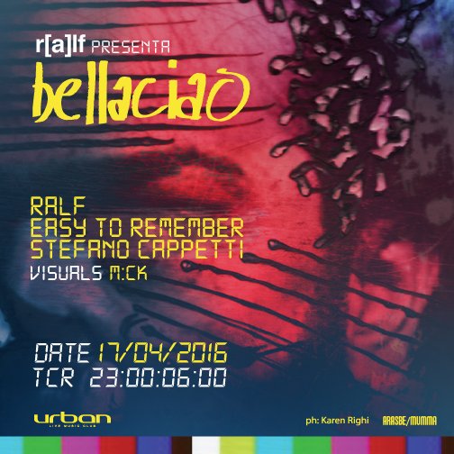 leocasaioli's tweet photo. @realdjralf presenta #bellaciao 17.04.16 @UrbanPerugia @EasyToRememberr @stefanocappetti 
https://t.co/Mg0j007qPB https://t.co/mGPXQXeok6