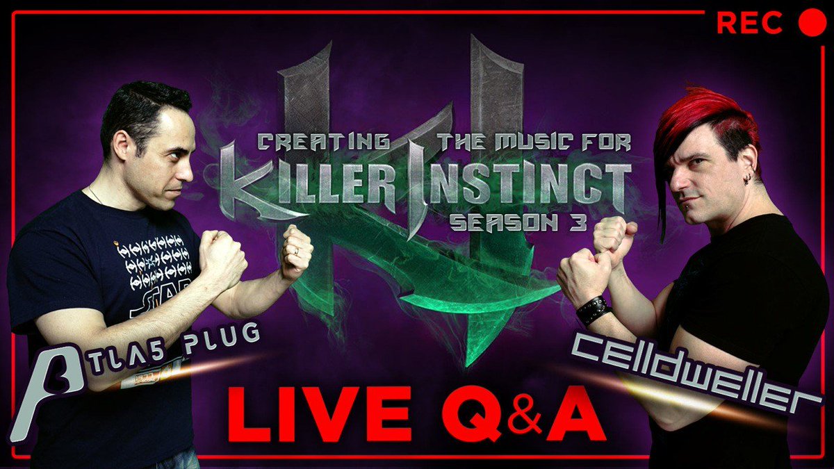 KillerInstinct's tweet image. Join @celldweller &amp;amp; @Atlas_Plug for a LIVE Q&amp;amp;A about the making of the music for KI. facebook.com/celldweller/ph…