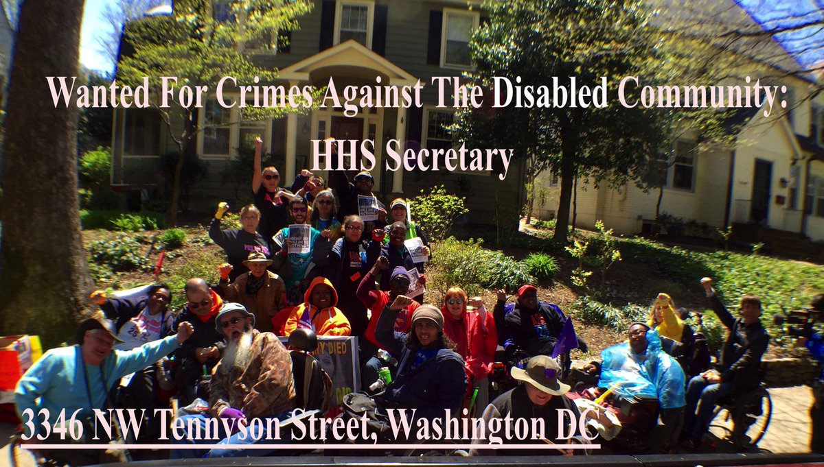 WANTED FOR CRIMES AGAINST THE DISABLED COMMUNITY: HHS SECRETARY

<a href="/NationalADAPT/">American Disabled for Attendant Programs Today</a> #Freeourpeople