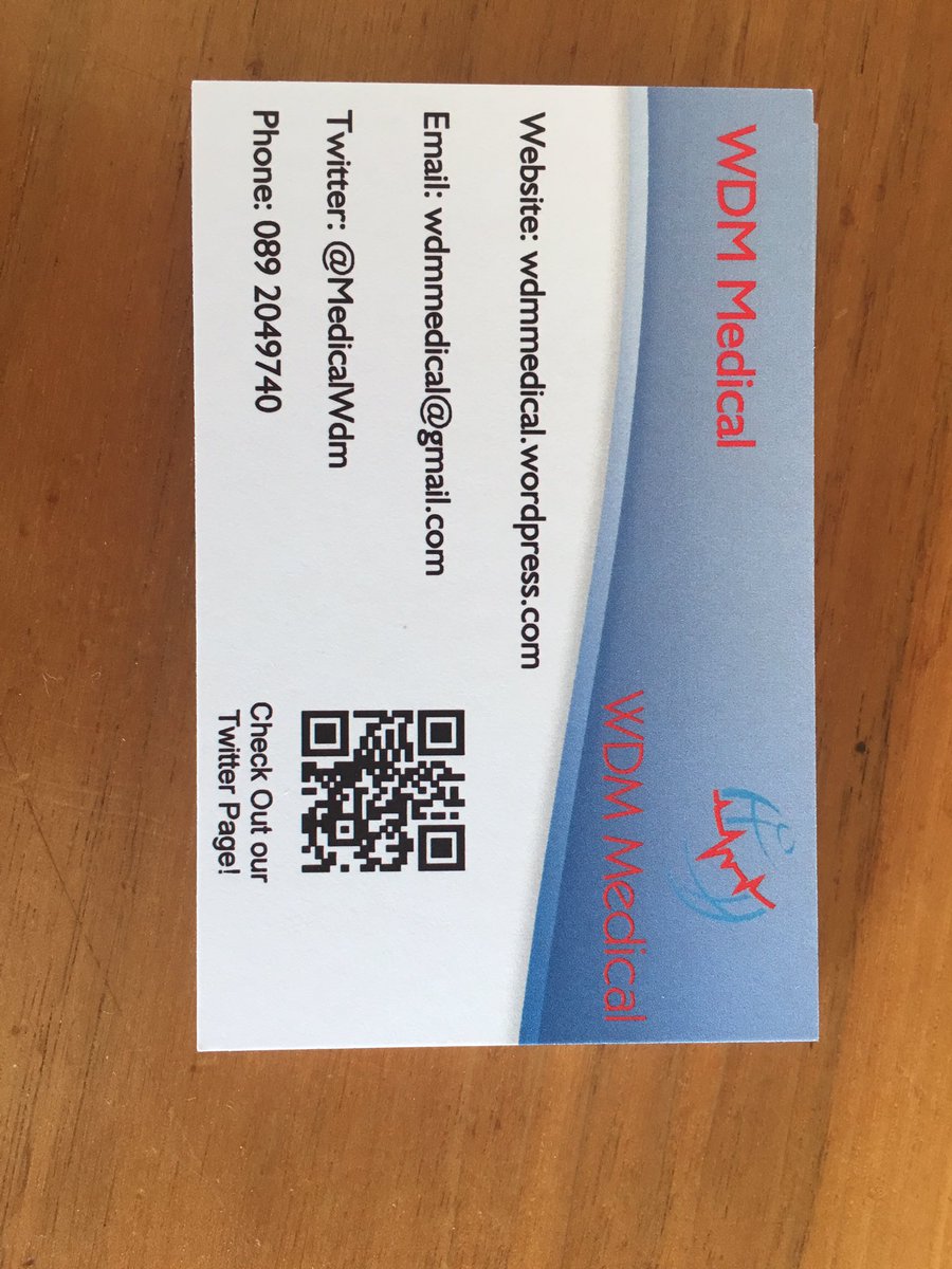 MedicalWdm's tweet photo. Check out our new #businesscards, supplied by @Vistaprint. One step closer to the #StudentEnterprise national final! https://t.co/jIpsX2Srdc