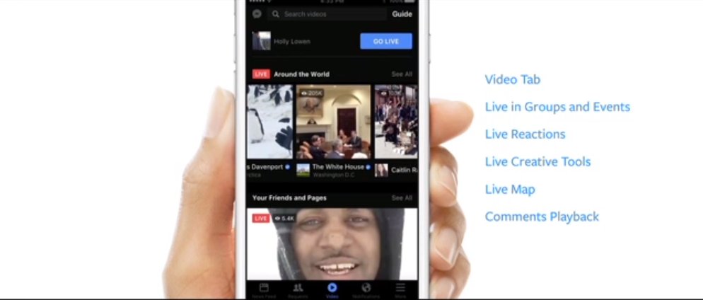 prensa_libre's tweet image. | @Tecno_pl | #Facebook presenta #LiveAPI para transmisiones en vivo.