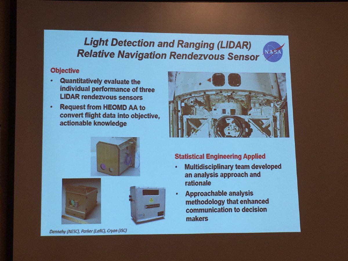 IDA_org's tweet image. .@NASA&apos;s Holladay discusses cool experiments where statistical tools are used. #KnowledgeExch @NASA_Langley