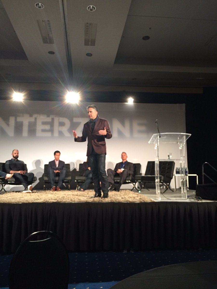 Nadinehamilton0's tweet photo. #interzoneio @bruce_croxon takes the stage https://t.co/5hf2AKnvnE