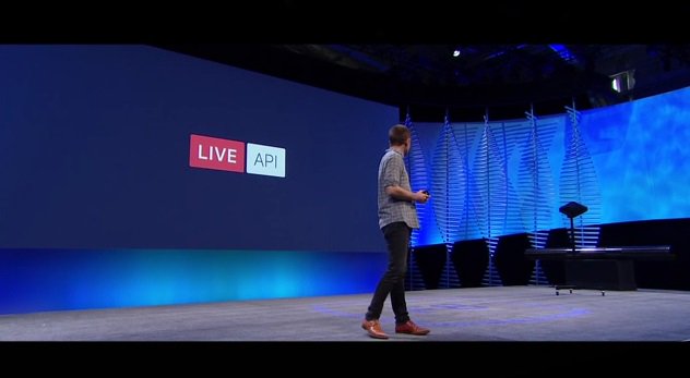 VincentOrleck's tweet image. Facebook Live API announced. 

#FBF8 #F82016